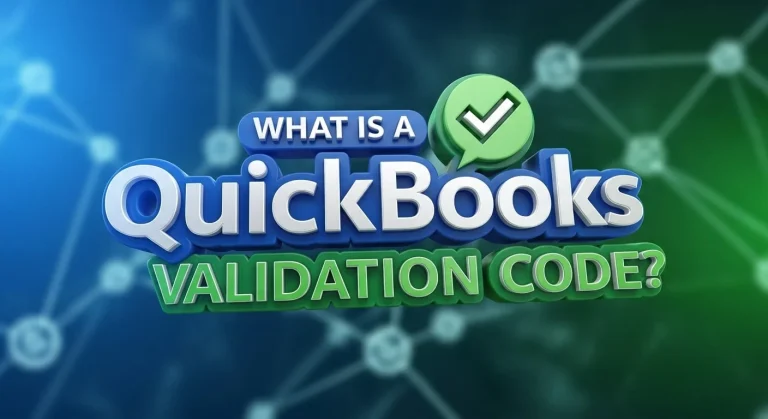 Quickbooks Validation Code - Definition